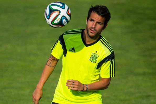 Fabregas allenamento Spagna