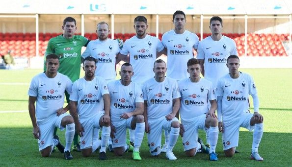 Hamilton Accies con la maglia della Francia