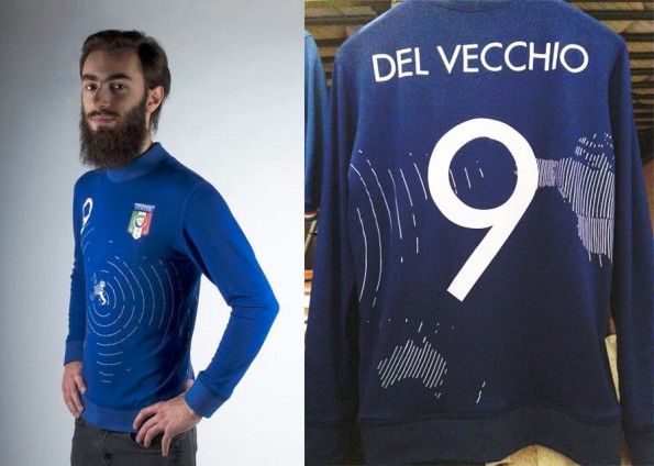 Maglia Italia Diaspora Fronte Retro