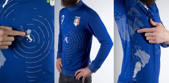 Maglia Italia Diaspora Dettagli