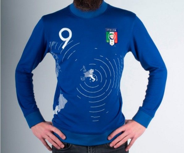 Maglia Italia Diaspora Maniche Lunghe