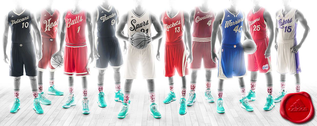 Maglie NBA Natale 2015 adidas