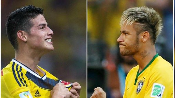 Neymar e James Rodriguez