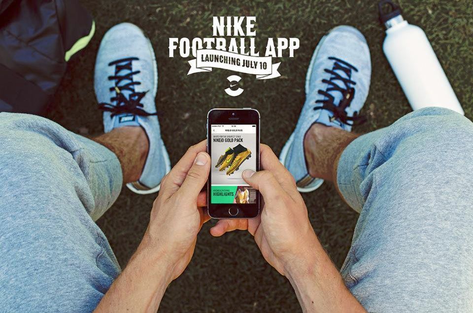 Lancio App Nike Football ufficiale