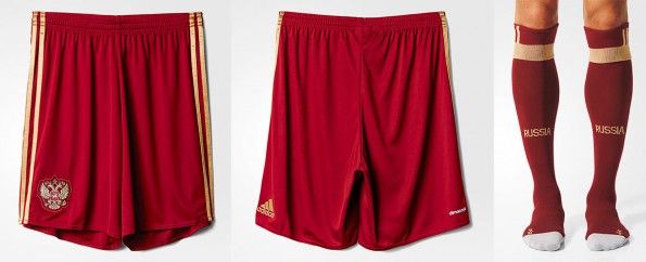 Russia pantaloncini calzettoni home 2016