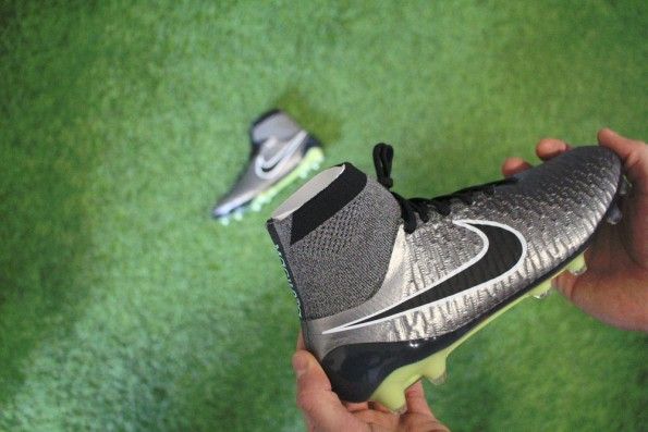 Dettaglio scarpe Magista Liquid Chrome