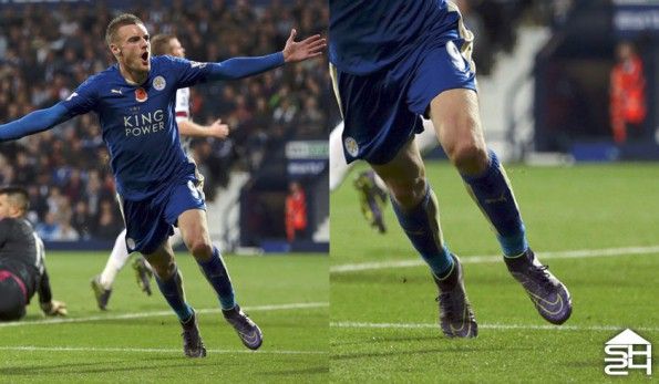 Jamie Vardy (Leicester) - Nike HyperVenom Phantom II