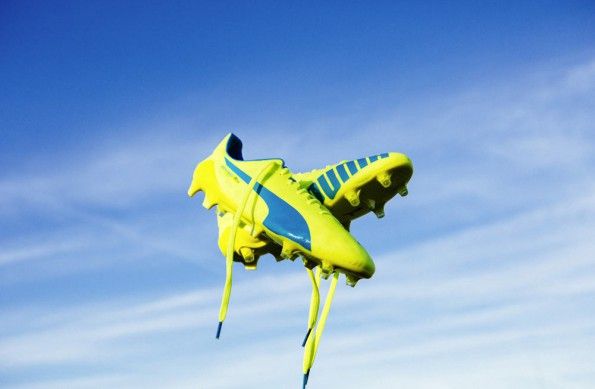Scarpe evoSpeed Puma gialle e blu