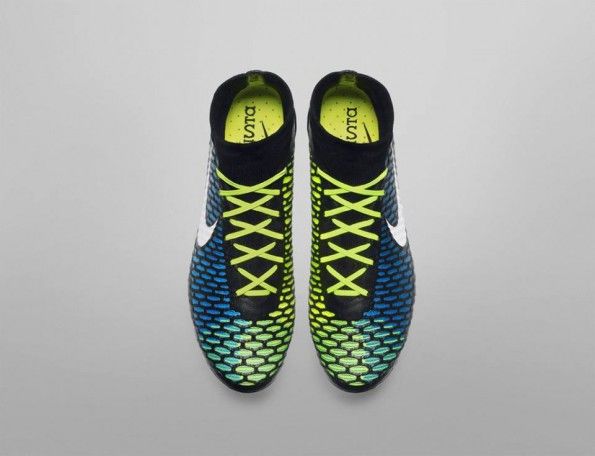 Nike Magista blu-verde-giallo