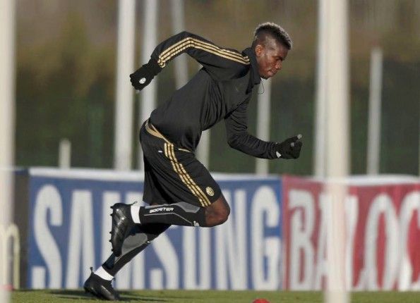 Pogba in allenamento con le ACE16 Blackout
