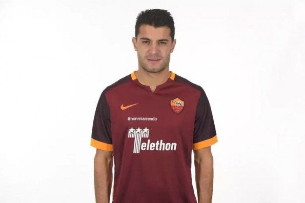 Maglia Roma con logo Telethon