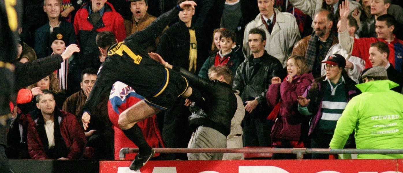 Eric Cantona, calcio volante