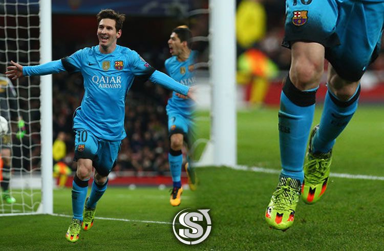 Messi scarpe verdi