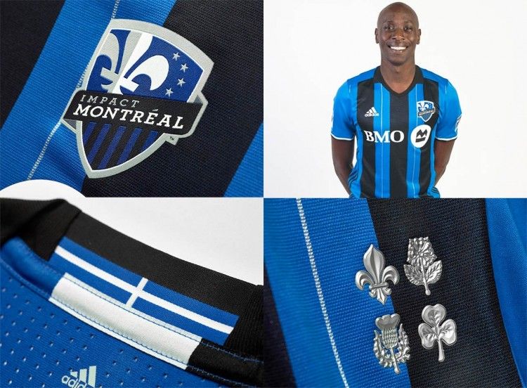 I fregi sulla maglia dell'Impact Montréal 2016