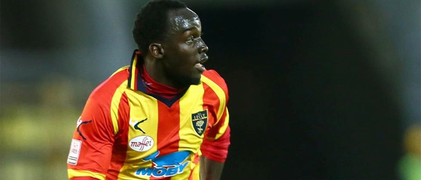Sowe con la maglia del Lecce