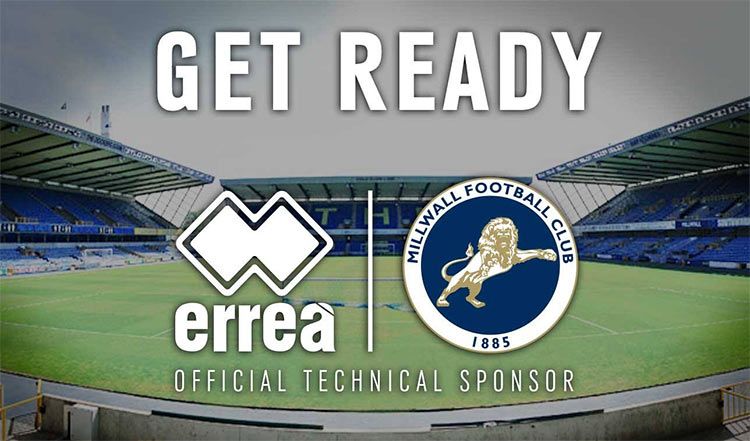Erreà sponsor tecnico Millwall FC