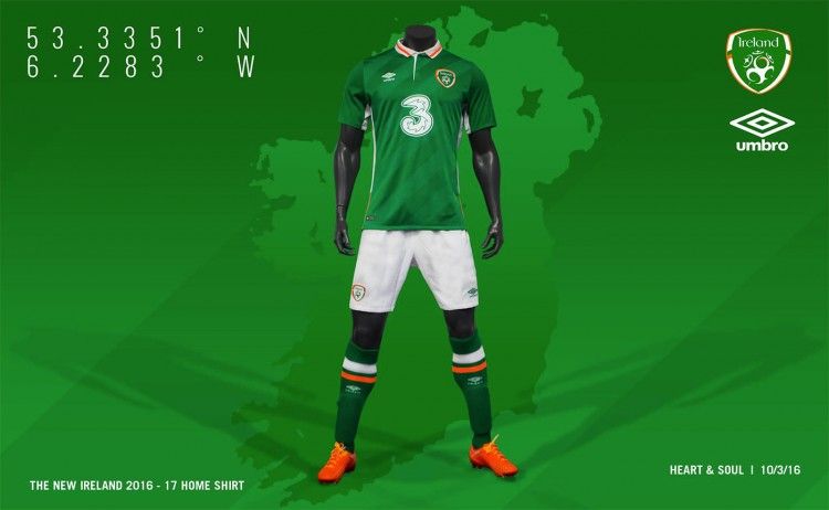 Divisa Irlanda EURO 2016 home