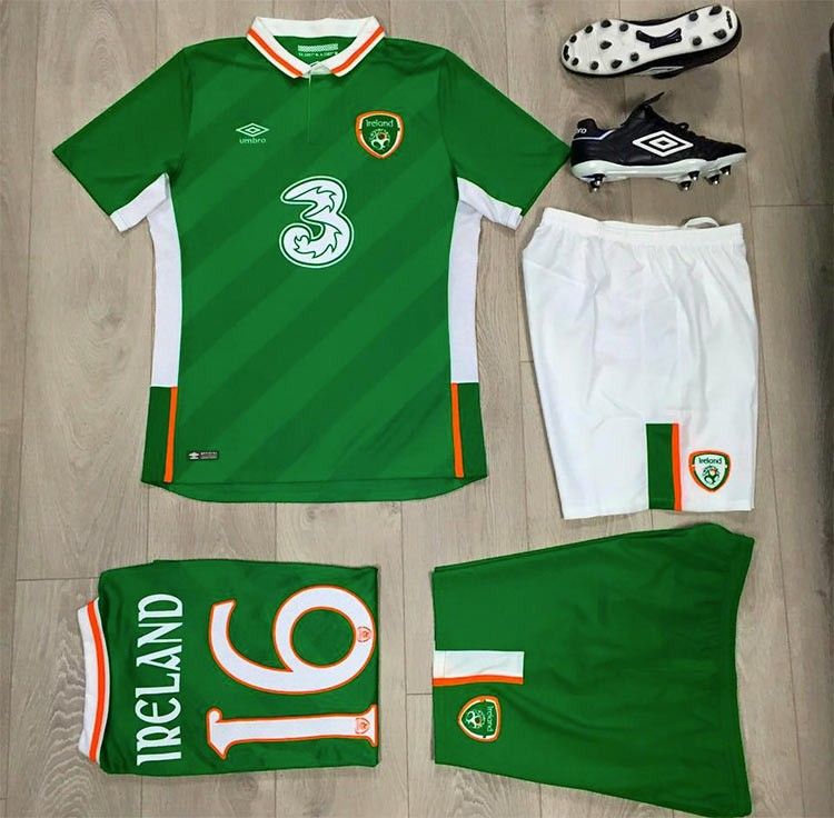 Kit Irlanda Euro 2016 Umbro
