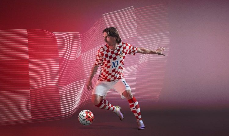 Modric con la maglia della Croazia per Euro 2016