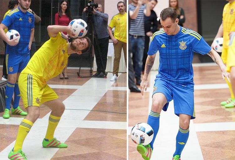 Presentazione maglie Ucraina Euro 2016