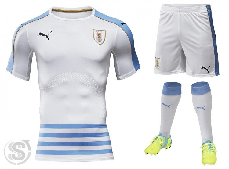 Uruguay seconda maglia 2016-2017