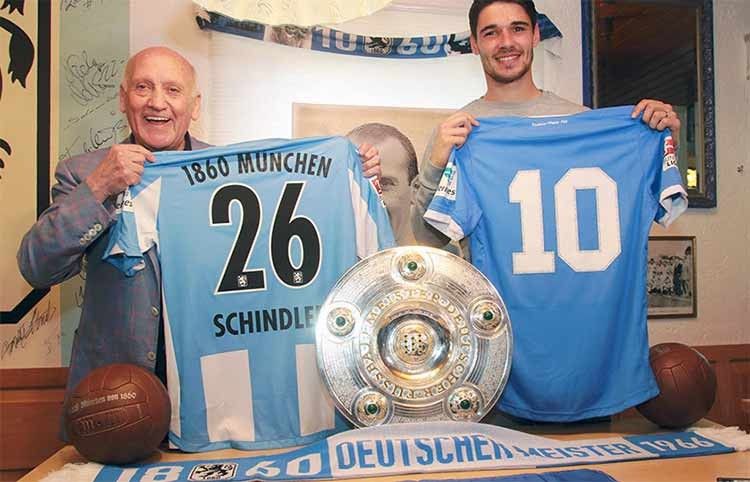 Scambio maglie Monaco 1860 Grosser e Schindler 