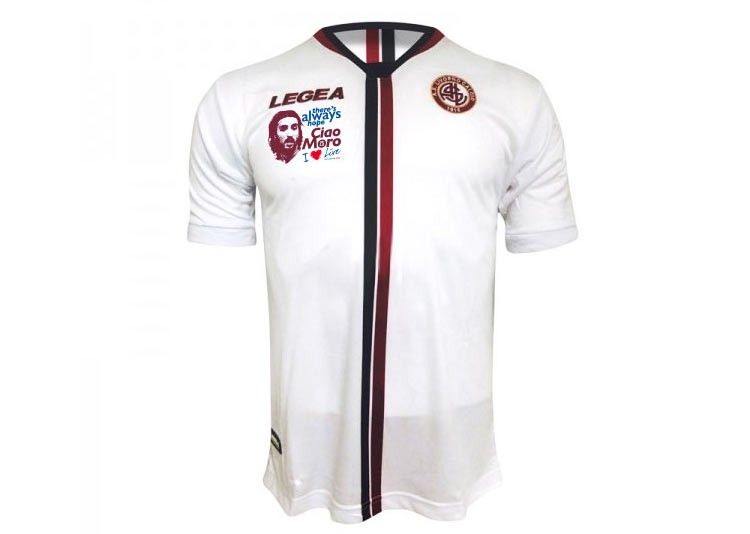 Maglia Livorno con logo Morosini Live Onlus
