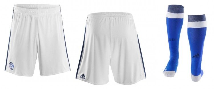 Schalke 04, pantaloncini e calzettoni home 2016-2017