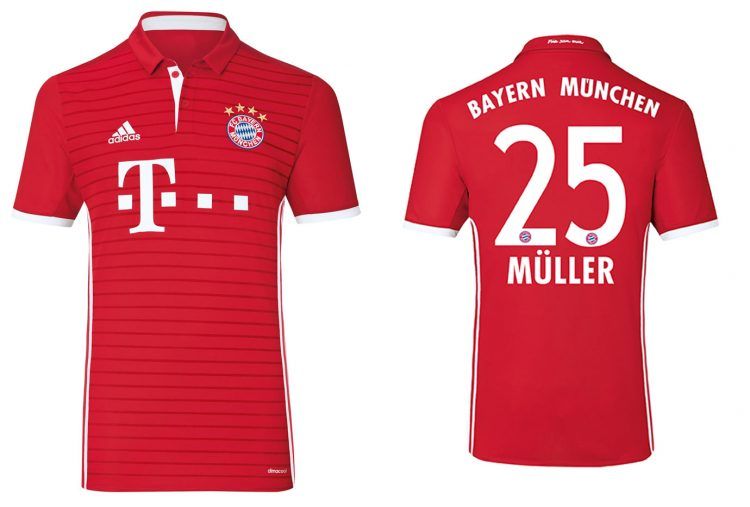 Maglia Bayern Monaco 2016-2017