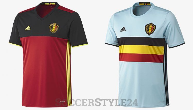 Belgio maglie Euro 2016 adidas