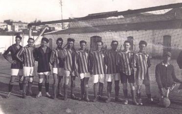 Cagliari 1924 maglia rossoblù a strisce strette