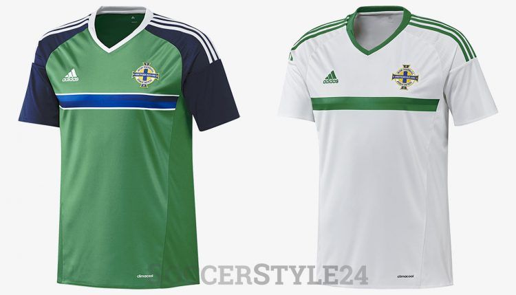 Maglie Irlanda del Nord Europei 2016 adidas