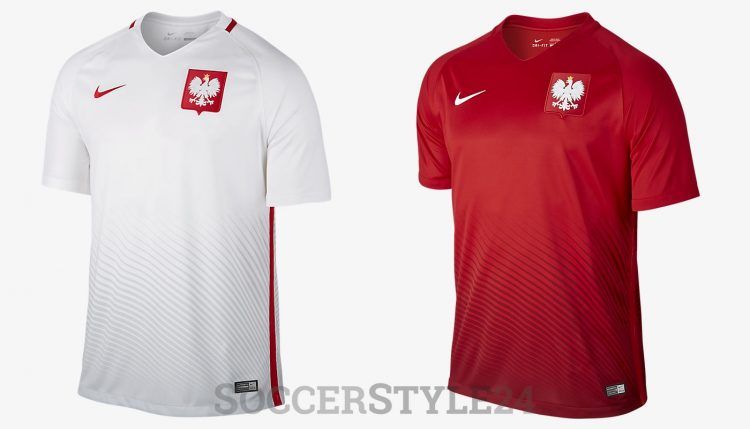 Polonia maglie Europei 2016 Nike