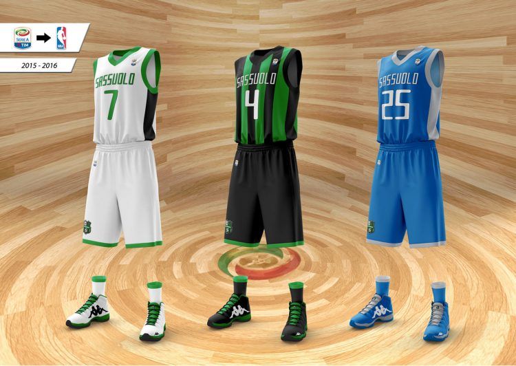 Sassuolo divise basket 2015-16