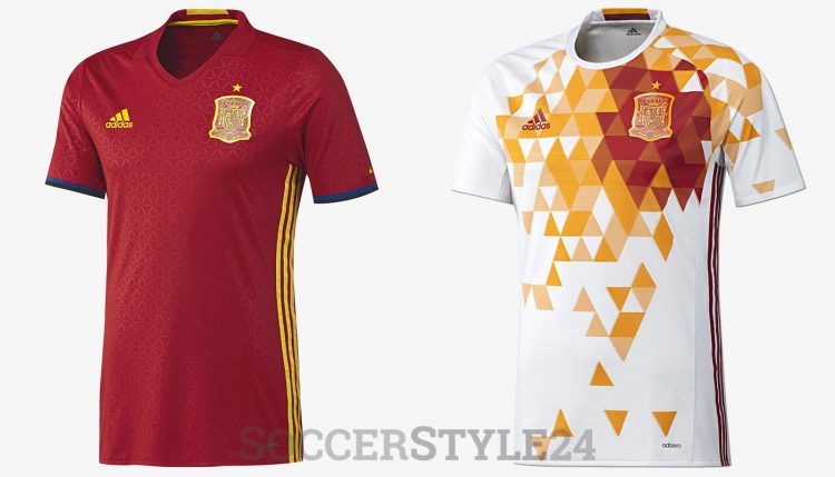 Maglie Spagna Europei 2016 adidas