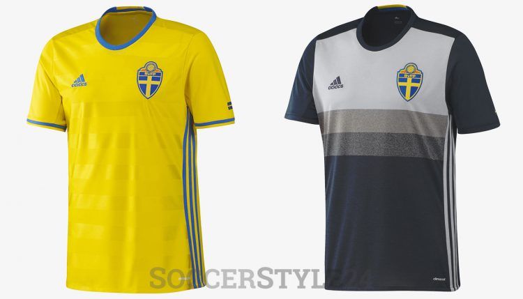 Maglie Svezia Europei 2016 adidas