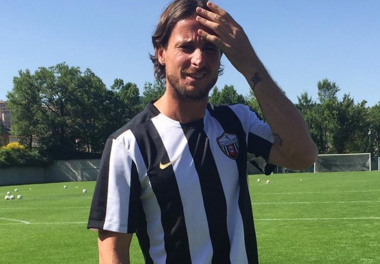 Maglia Ascoli 2016-2017 Nike bianconera