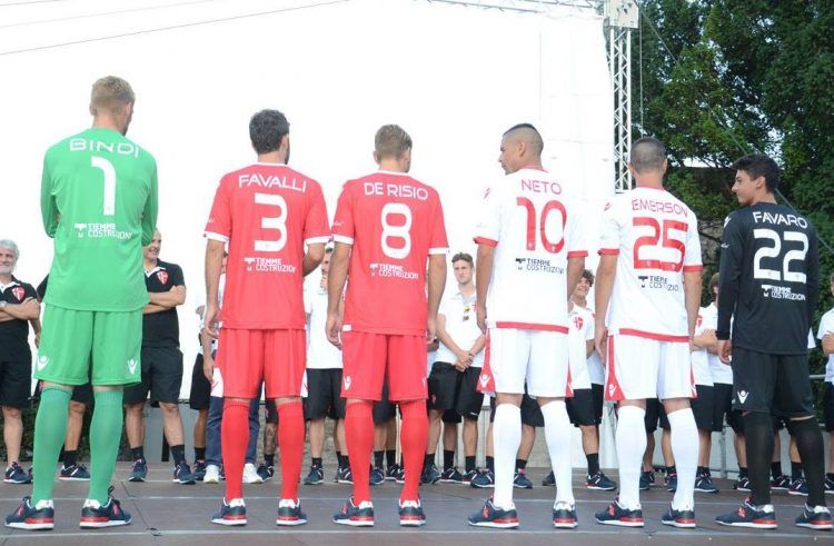 Font nomi numeri Padova Calcio 2016-17