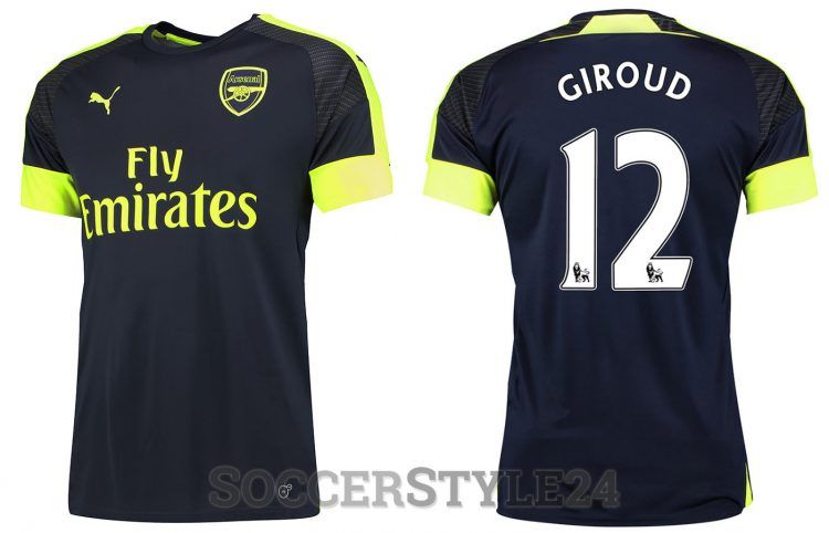 Arsenal terza maglia 2016-2017