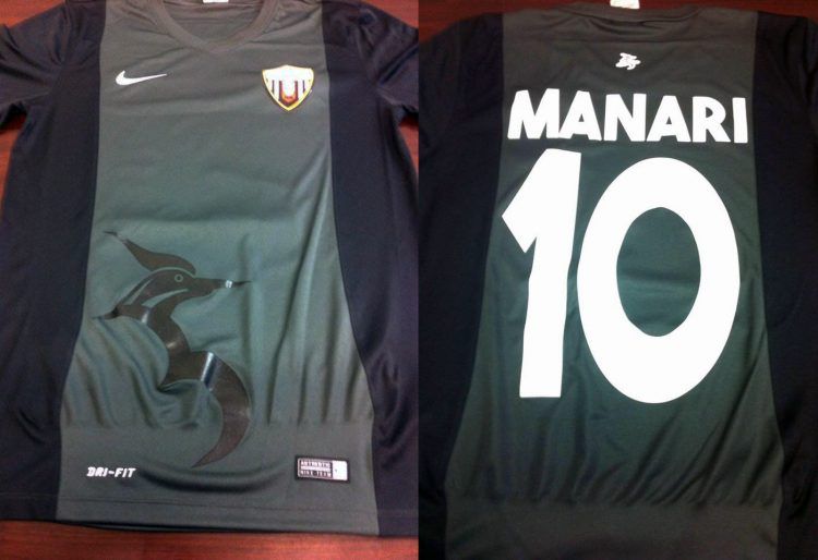 Terza maglia Ascoli 2016-17 grigia
