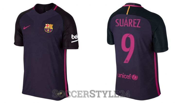 Seconda maglia Barcellona 2016-17