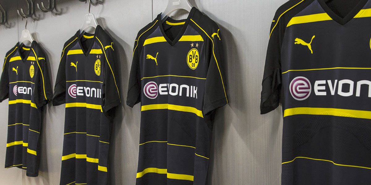 Borussia Dortmund kit away 16-17