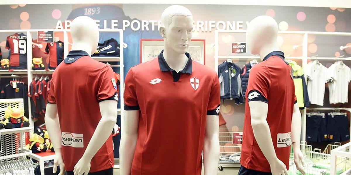Presentazione terza maglia Genoa 2016-17