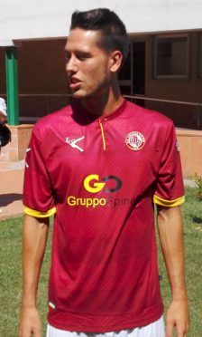 Gonnelli con la maglia amaranto del Livorno 2016-17