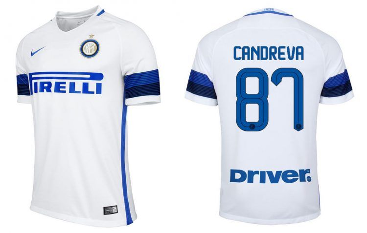Seconda maglia Inter 2016-2017 Candreva