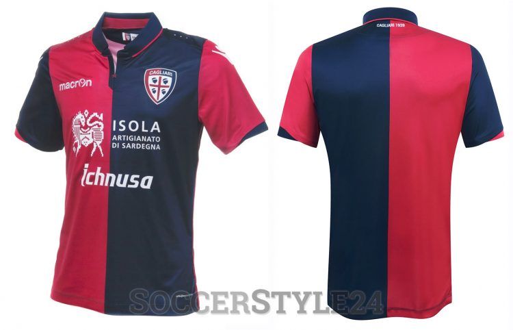 Maglia Cagliari 2016-2017 rossoblù