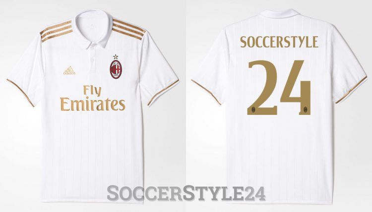 Seconda maglia Milan 2016-2017