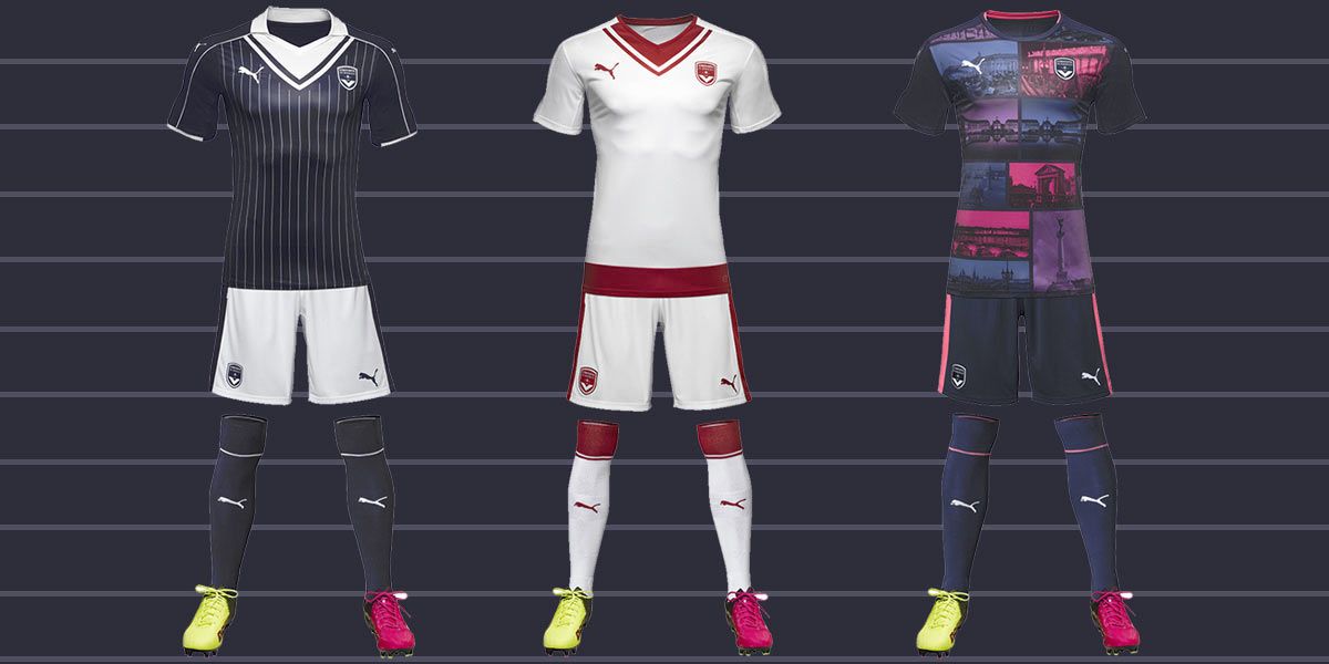 Kit Bordeaux 2016-17 Puma