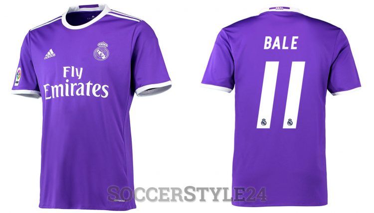 Seconda maglia Real Madrid 2016-2017 Bale