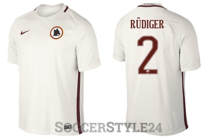 Seconda maglia Roma 2016-2017